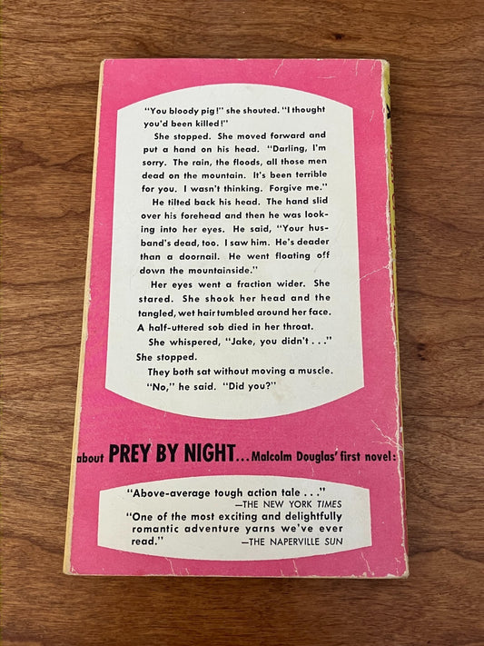 Rain of Terror by Malcolm Douglas - Paperback Original 1955