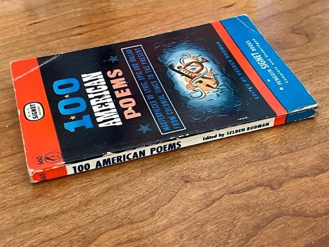 100 AMERICAN POEMS Edited By Selden Rodman