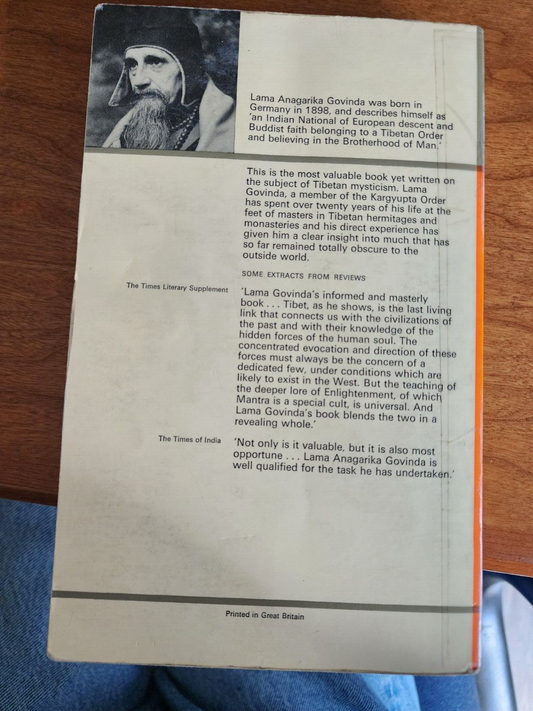 Foundations of Tibetan Mysticism : Lama Anagarika Govinda