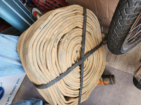 Vintage Fire Hose for Boat/Truck Docks 2.5" x unknown
