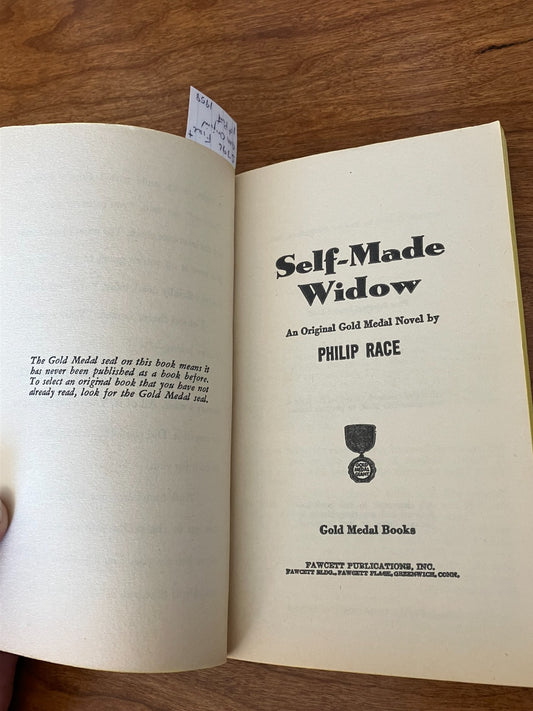 Vintage Paperback - Self-Made Widow by Philip Race