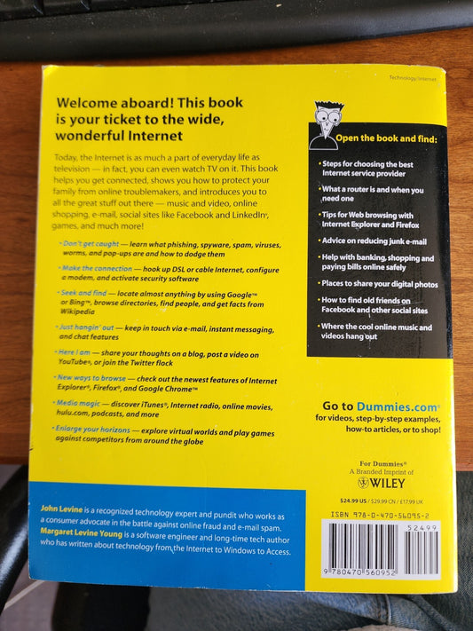 The Internet For Dummies 12th Edition by John Levine & Margaret Young