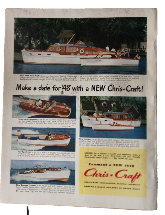 1948 JANUARY HOLIDAY MAGAZINE - WEST COAST OF FLORIDA