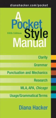 A Pocket Style Manual by Diana Hacker