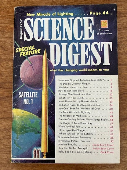 SCIENCE DIGEST Magazine - 1957
