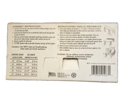 Crawford Sawhorse Bracket Light Duty no. 87