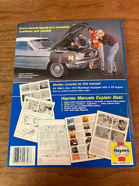 HAYNES - FORD V8 MUSTANG - 1964 1/2 thru 1973 - Automotive Repair Manual