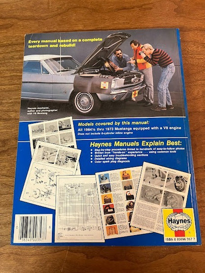 HAYNES - FORD V8 MUSTANG - 1964 1/2 thru 1973 - Automotive Repair Manual