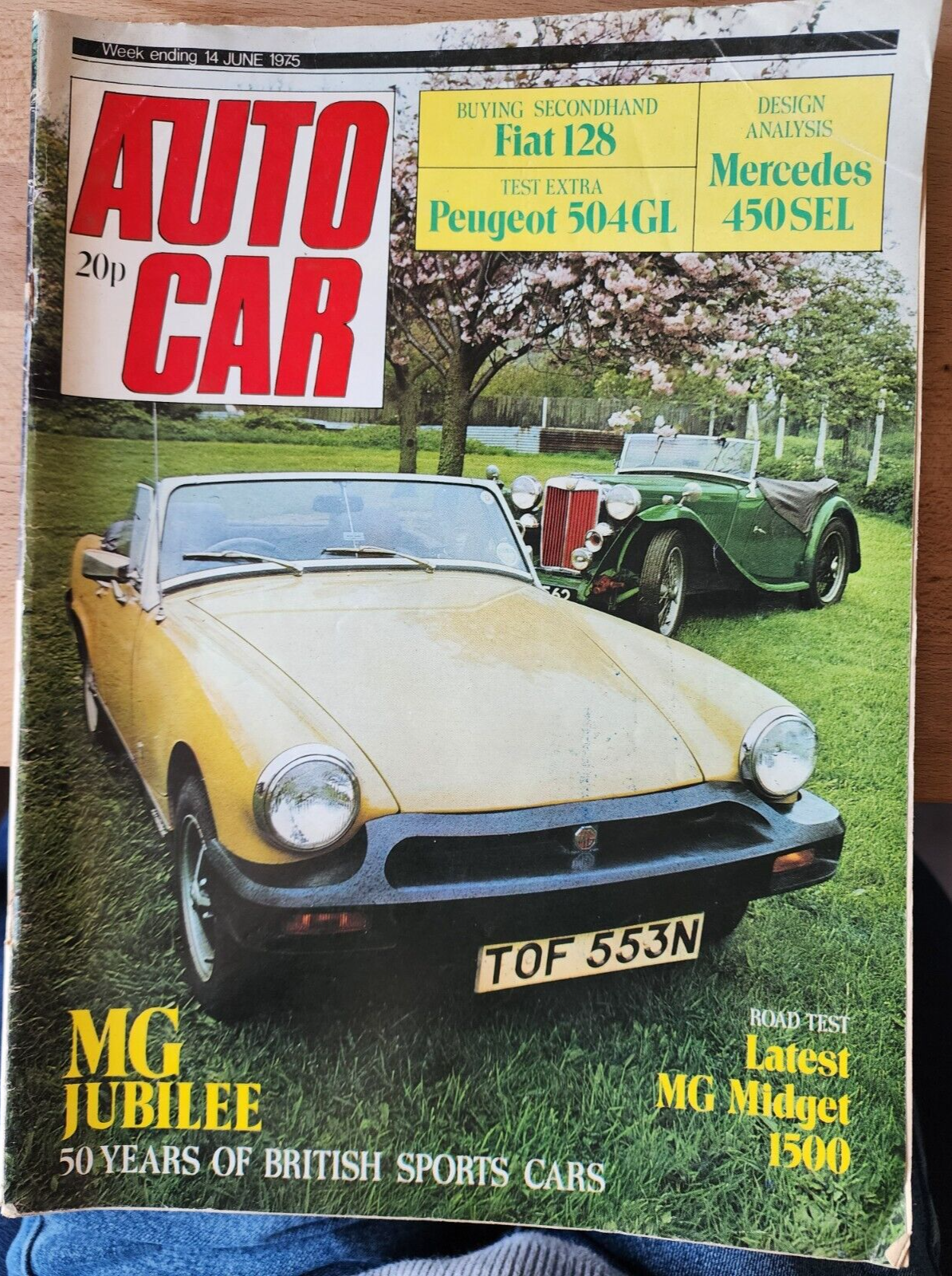 Vintage Autocar magazine 14 June 1975