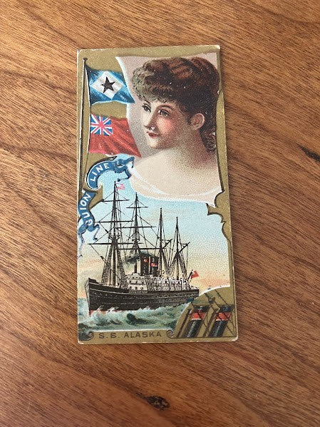 Tobacco Cards: Ocean and River Steamers Duke's Cigarettes - lot of 7
