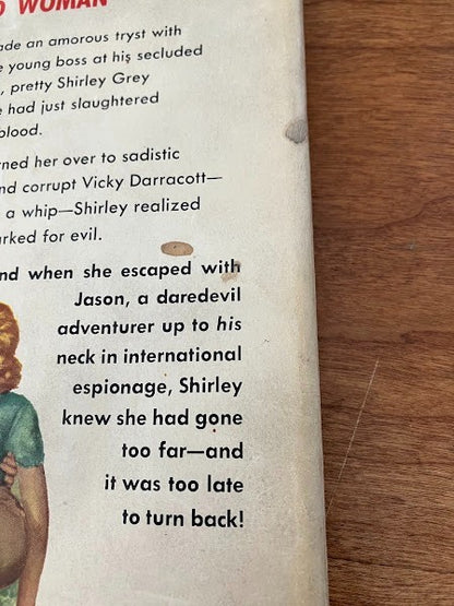1955 Popular Library - UP TO HER NECK by John Newton Chance