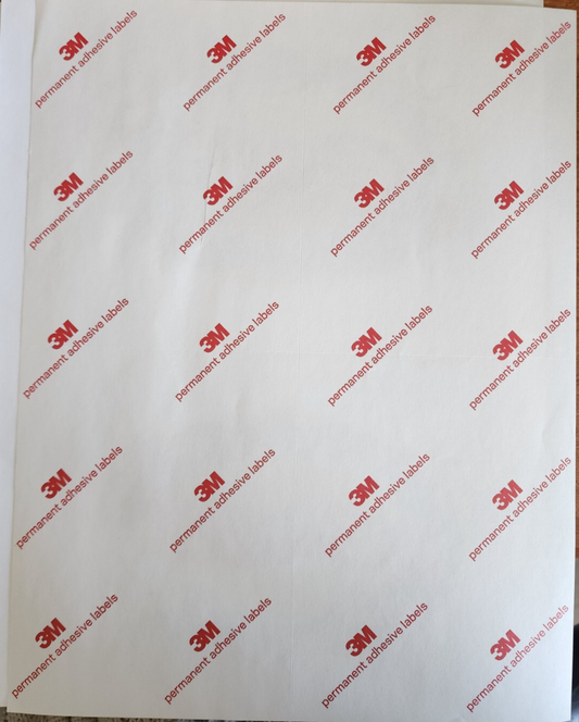 Pair of Grill Food Labels | 4" x 5.5" Inch Oval Shape