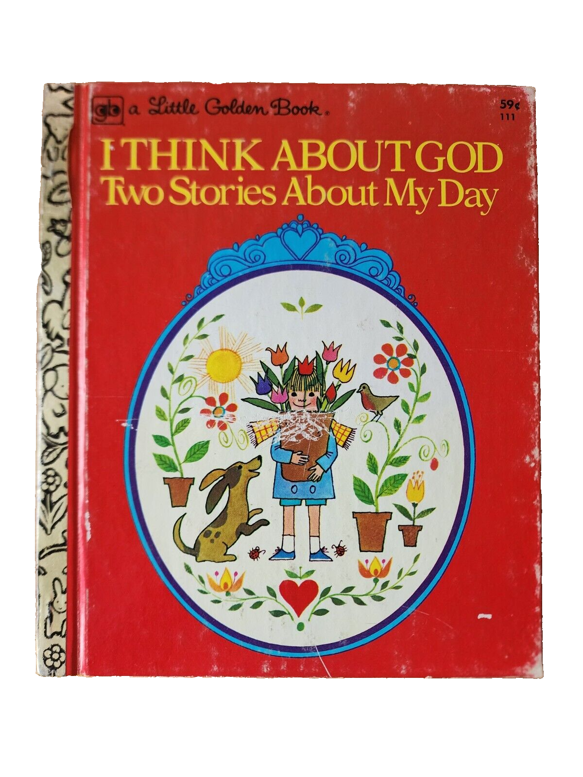 Vintage Little Golden Book  I Think About God Two Stories About My Day