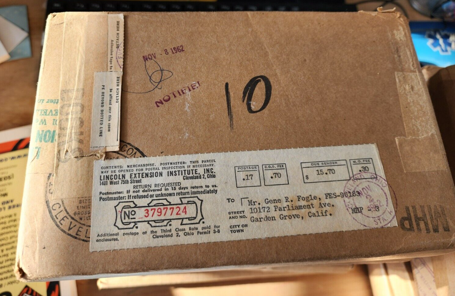 11 Lincoln Extension Institute Antique Book Cleveland