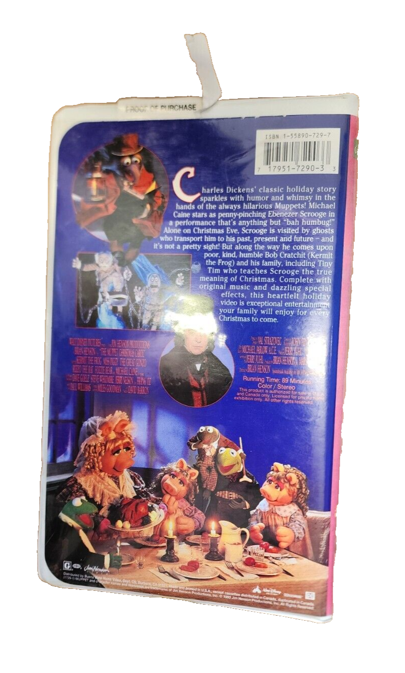 The Muppet Christmas Carol VHS