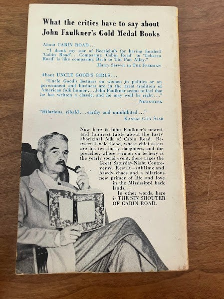 Gold Medal Books - The Sin Shouter of Cabin Road by John Faulkner