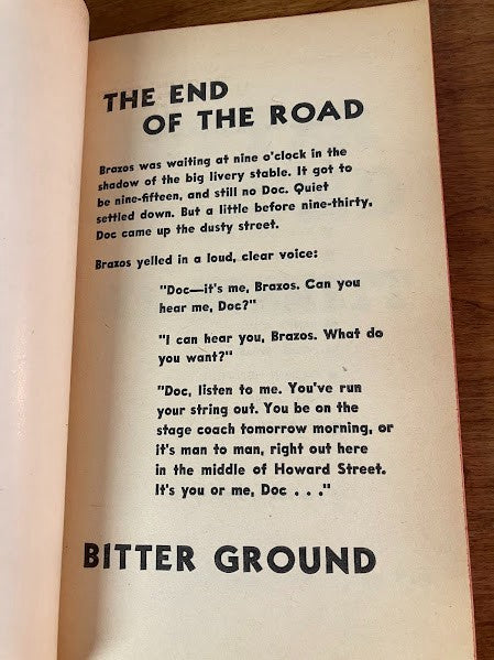 Bantam Books - Pale Moon and Bitter Ground by W.R. Burnett - lot of 2