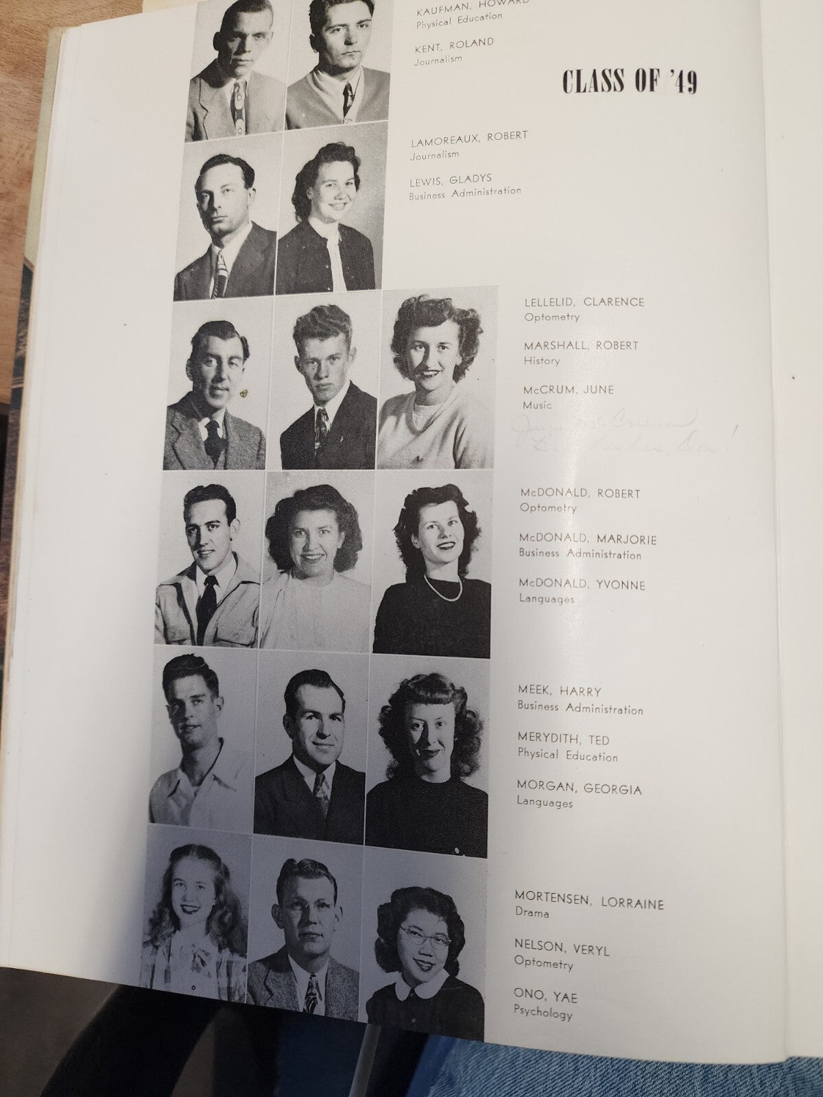  PACIFIC UNIVERSITY OREGON,HEART OF OAK 1948 YEARBOOK-MARGARET WICKMAN