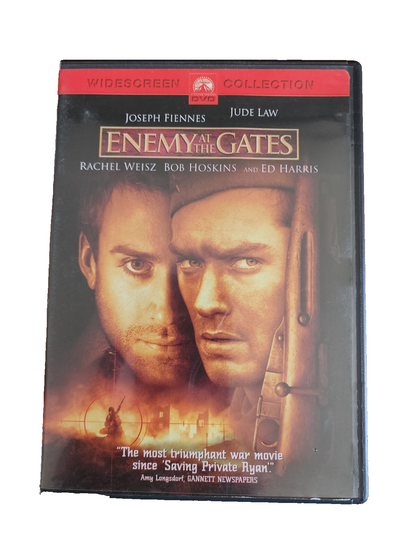 Enemy at the Gates (DVD, 2001, Widescreen) Very Good