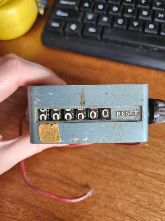 Durant Productimeter Industrial 6 Digit Counter Model 6Y-1--MF No 9- 115V