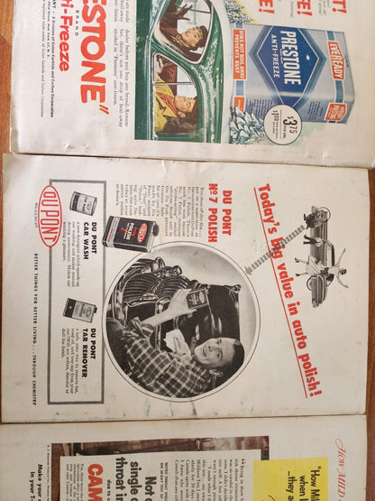 10 Vtg POPULAR MECHANICS Magazines 1951