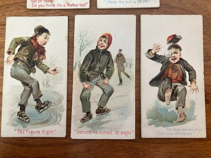 Duke's Cigarette Cards: In The Snow - Lot of 5