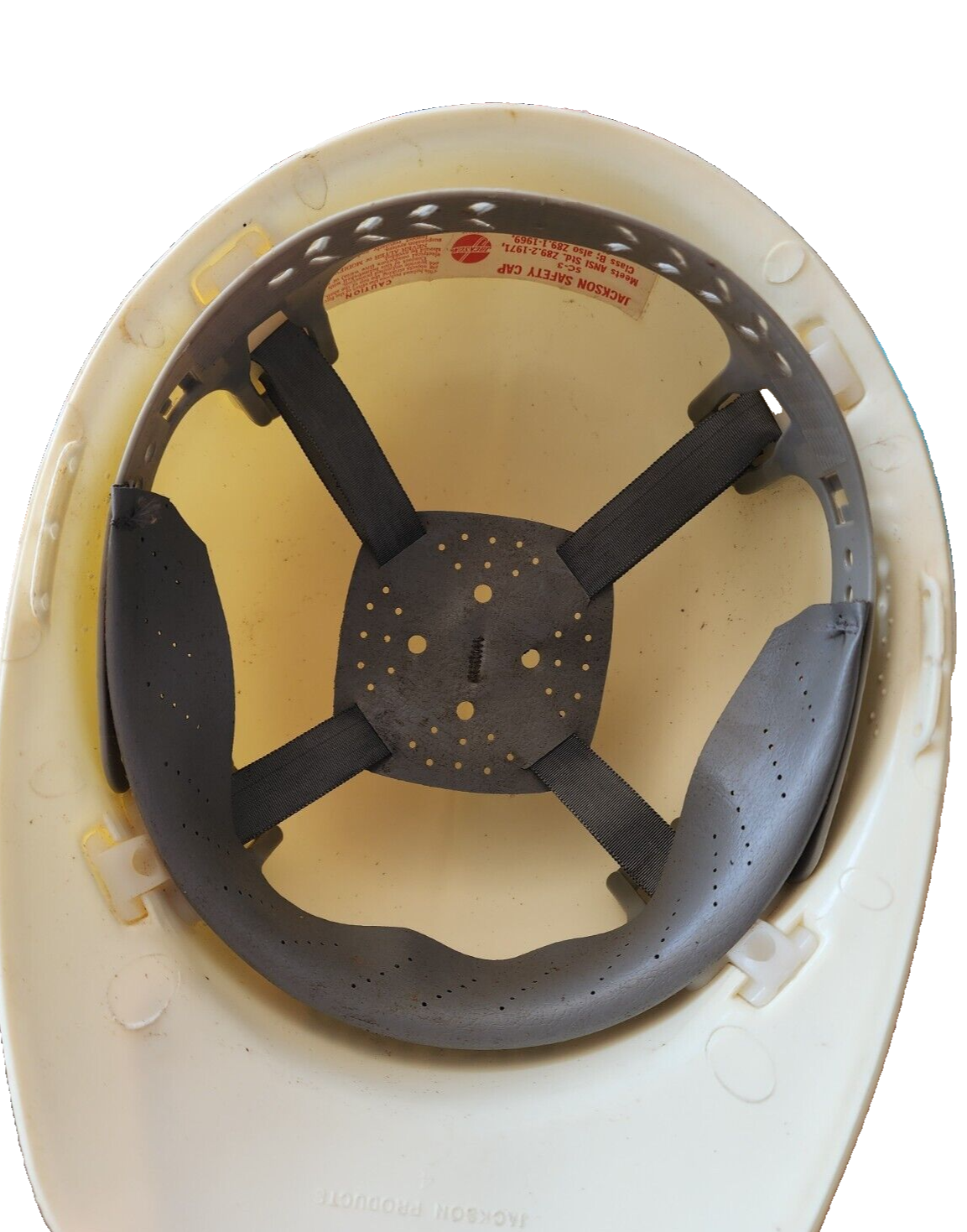 VTG JACKSONS Safety Construction Hard Hat Medium VISITOR