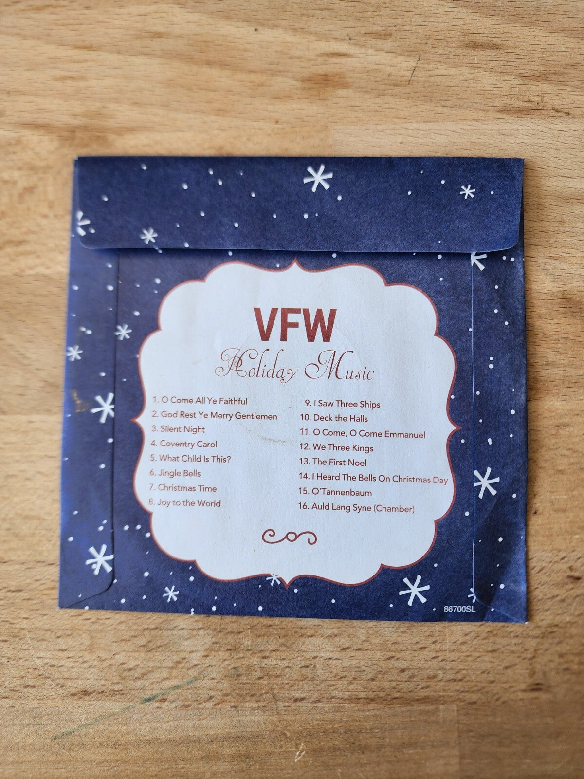 VFW Holiday Music Christmas CD Instrumental 16 Songs Two Snowmen - Very Good