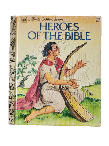 GB A Little Golden Book - Heroes Of The Bible - 1976