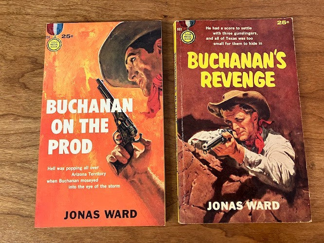 Gold Medal Books by Jonas Ward - lot of 2