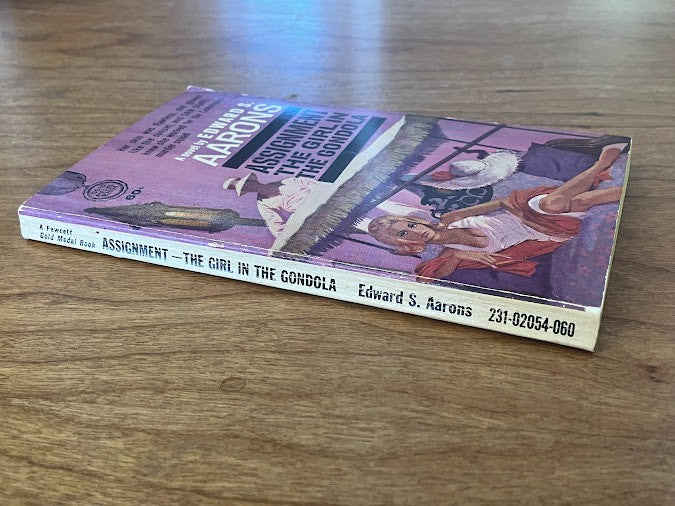 Vintage Paperback - Edward S AAarons: ASSIGNMENT THE GIRL IN THE GONDOLA