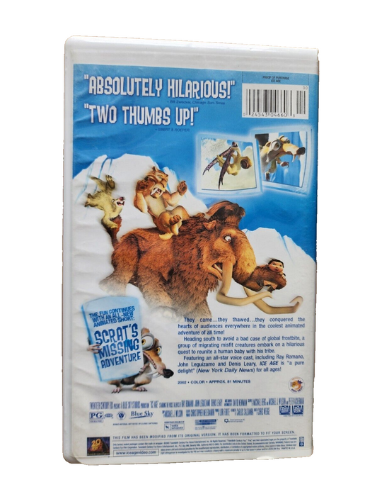 Ice Age VHS 2002