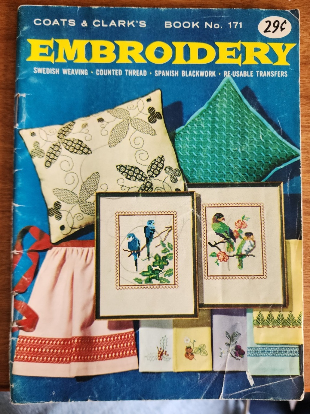 Vtg Embroidery Booklet: Coats & Clark's #171
