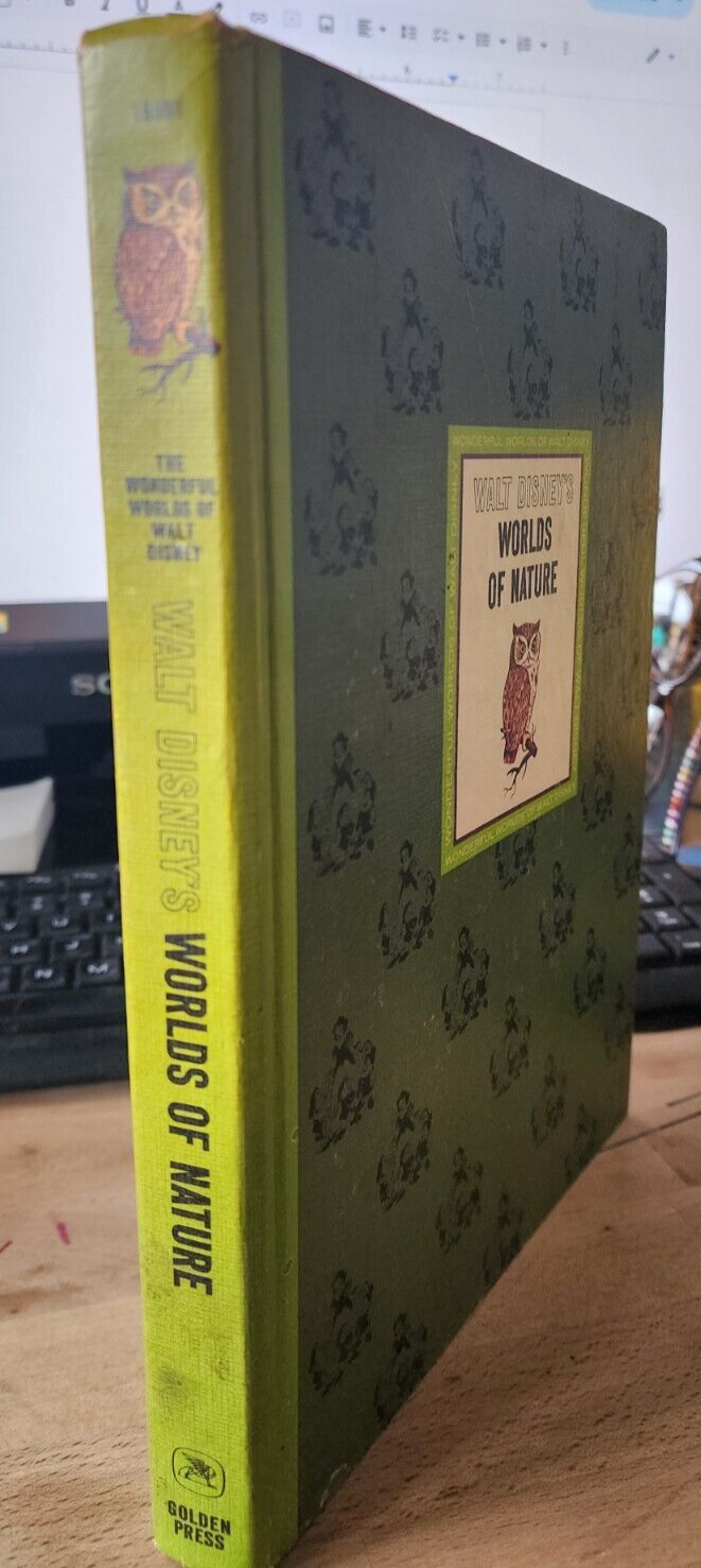 Walt Disney's Worlds of Nature Vintage 1965 Hardcover - Acceptable