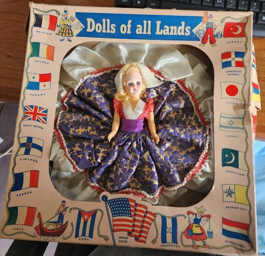 Vintage Dutch Doll Dolls Of America - In Box