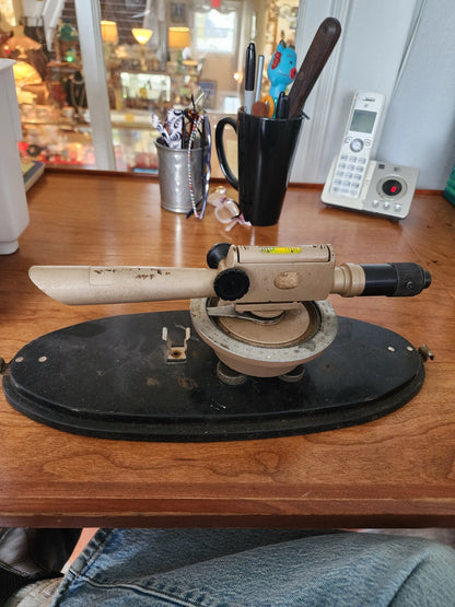 Vtg Montgomery Ward Model 84-6474 Transit Surveyor's Level w/ Case