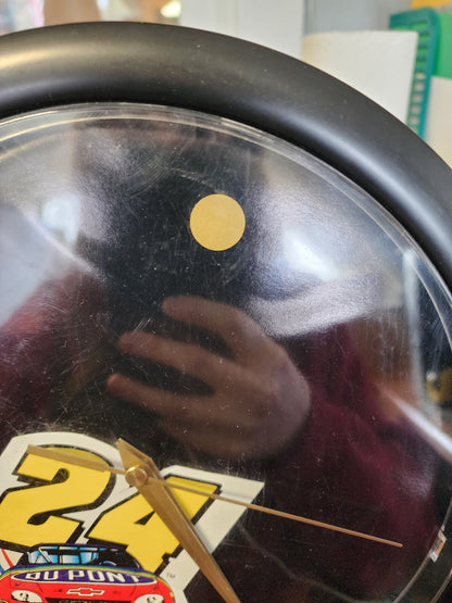 Jeff Gordon #24 Nascar Racing Clock