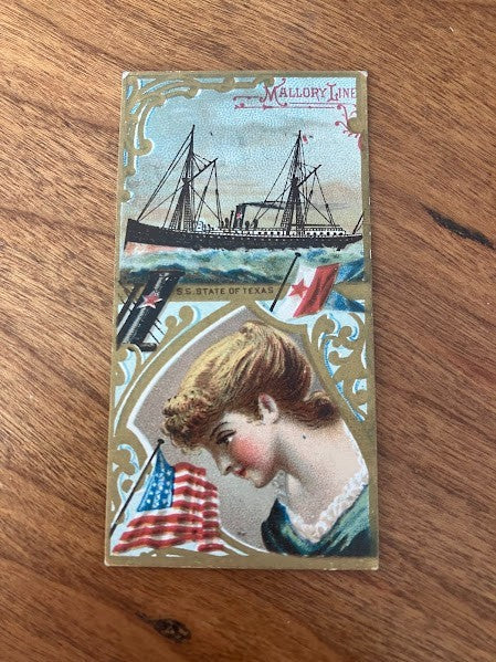 Tobacco Cards: Ocean and River Steamers Duke's Cigarettes - lot of 7