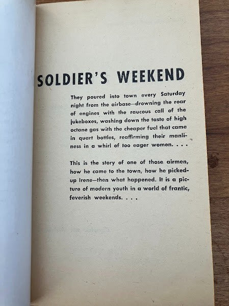 Avon Book - Soldier’s Weekend by Hansford Martin