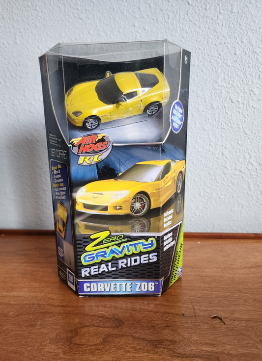 Air Hogs Yellow RC Zero Gravity Real Rides Corvette Z06