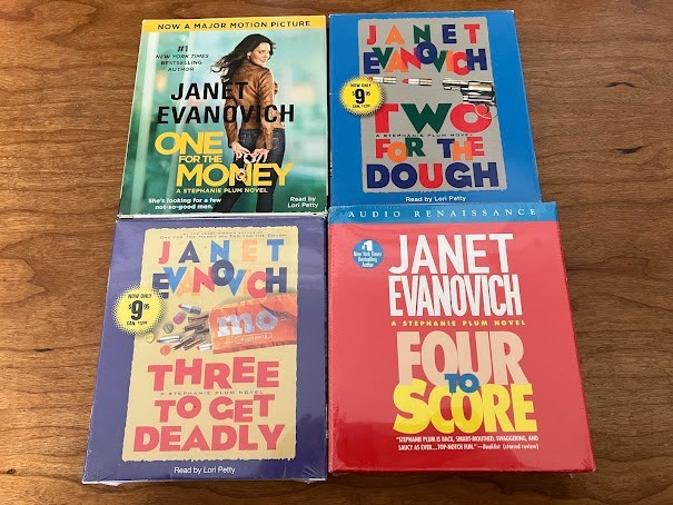 Janet Evanovich CD Audiobooks - lot of 4