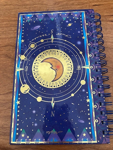 Spiral Notebook - Celestial Sun and Moon