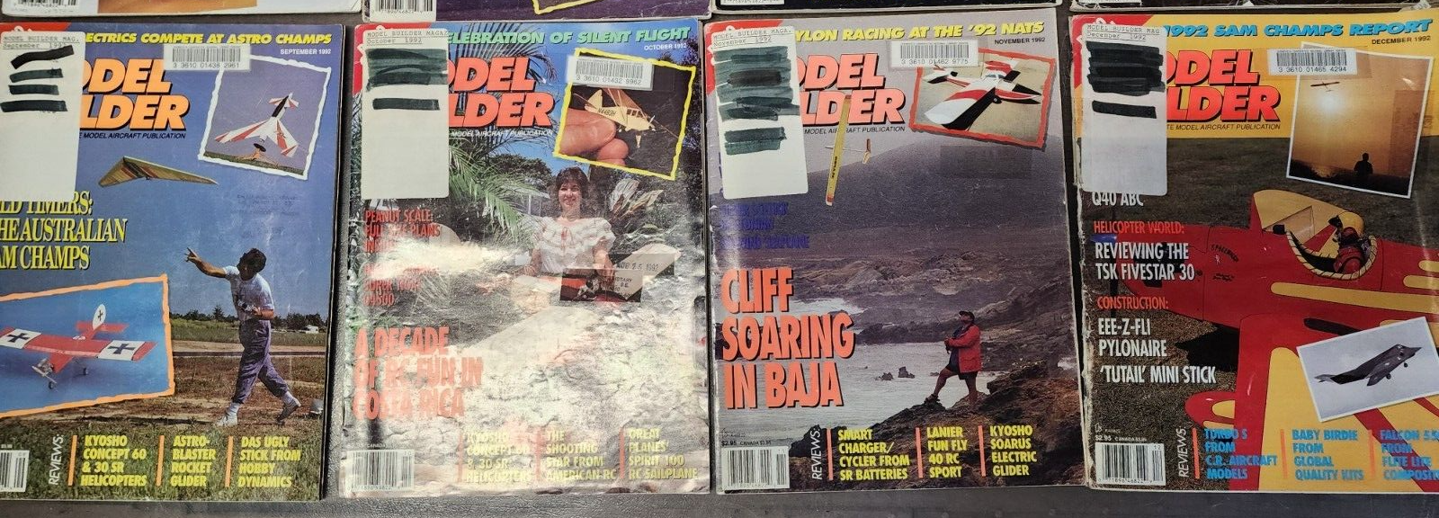 Model Builder Airplane Aviation Magazines RC Modeler 1992 full year 12 issues