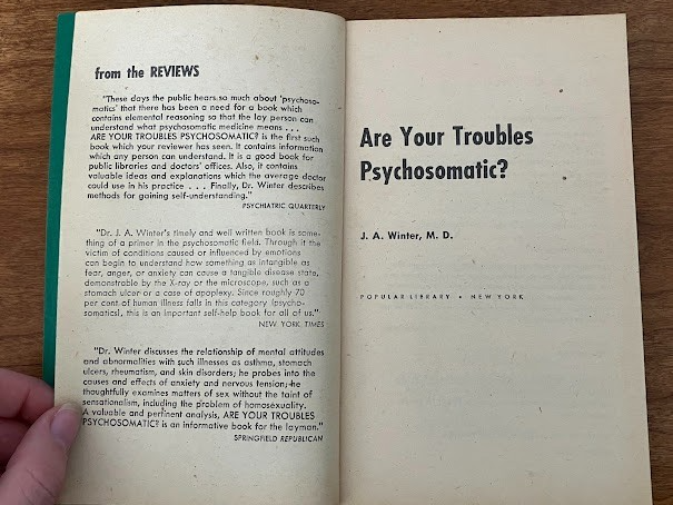 Popular Library - "Be Happier, Be Healthier" & "Are your Troubles Psychosomatic"