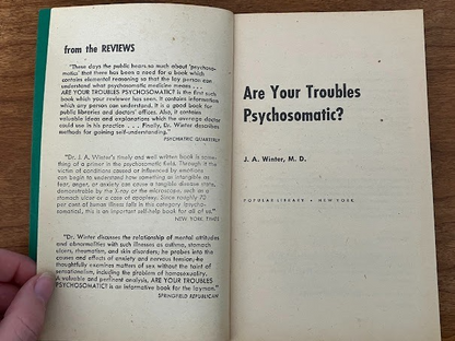 Popular Library - "Be Happier, Be Healthier" & "Are your Troubles Psychosomatic"