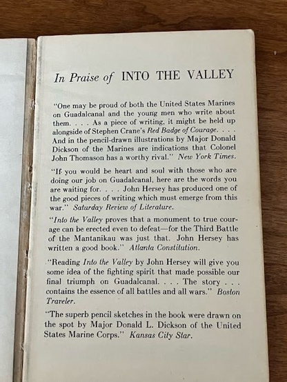 Into the Valley by John Hersey
