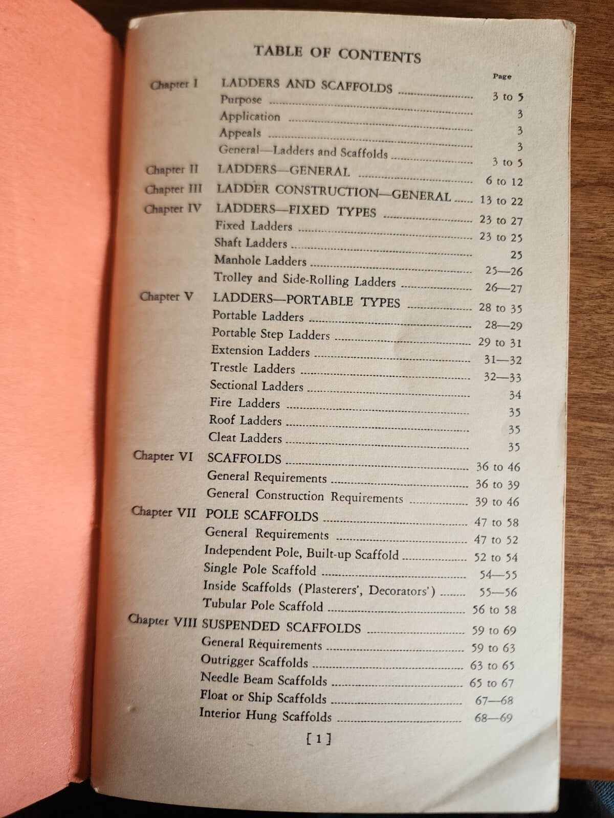 Basic Safety Code for State of Oregon Part II Ladders & Scaffolds 1951 Booklet