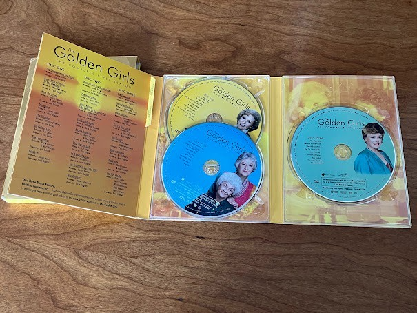 DvDs - The Golden Girls - The Complete first, second, fourth, and fifth Seasons