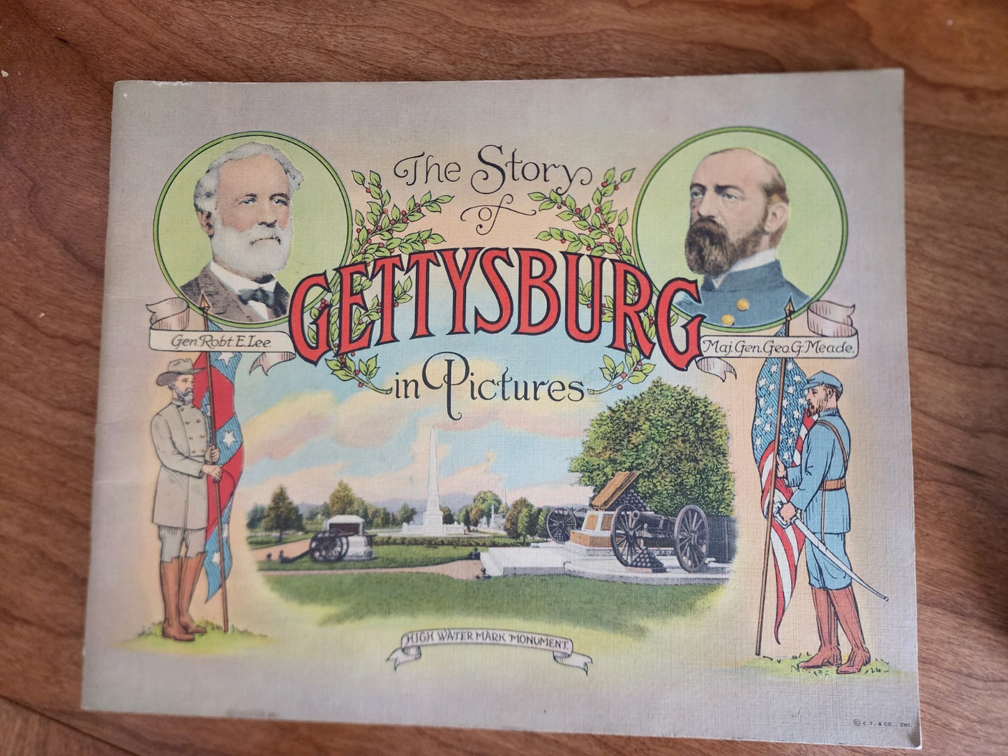 The Story Gettysburg In Pictures , Blocher's paperback Book
