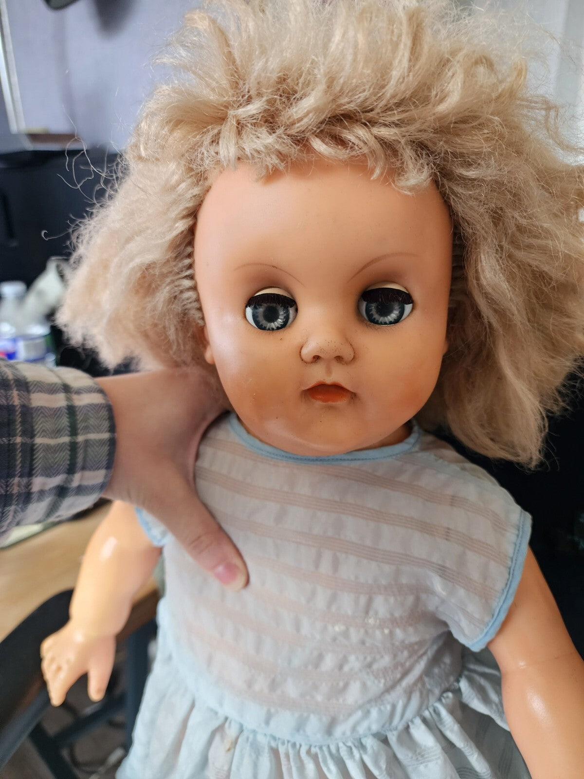 Vtg Horsman Sleepy eye Doll Baby/Toddler